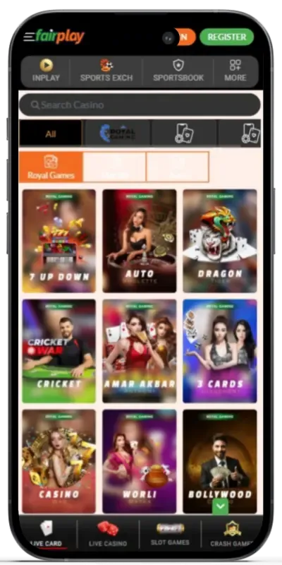 Fairplay live casino tables