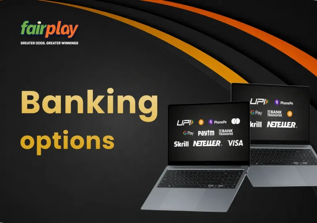 Fairplay banking and payment options